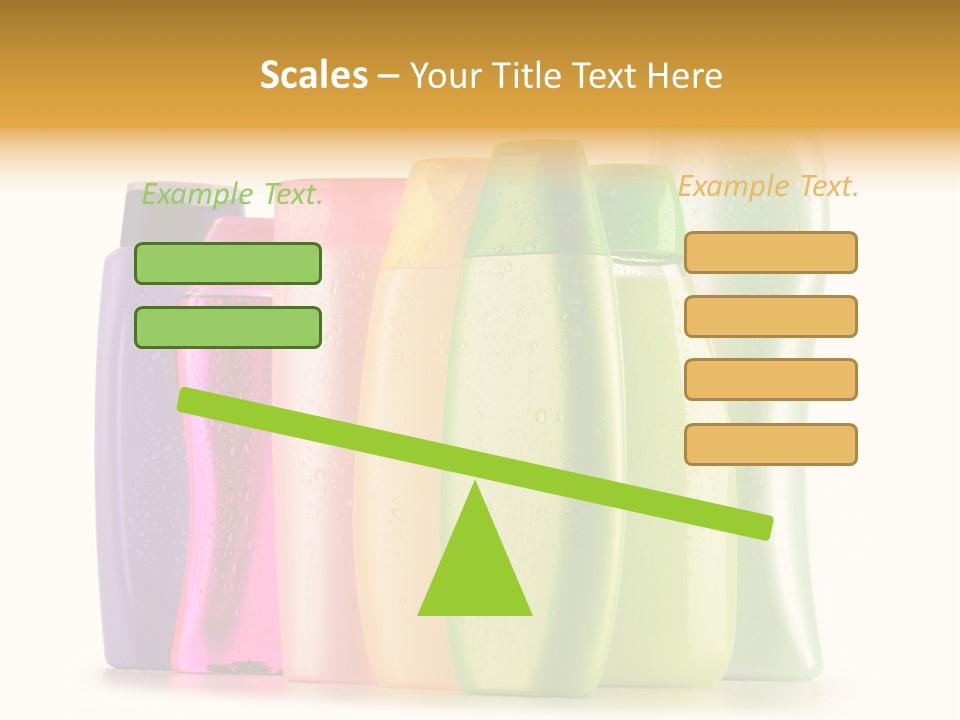 Bottle Liquid Hygiene PowerPoint Template