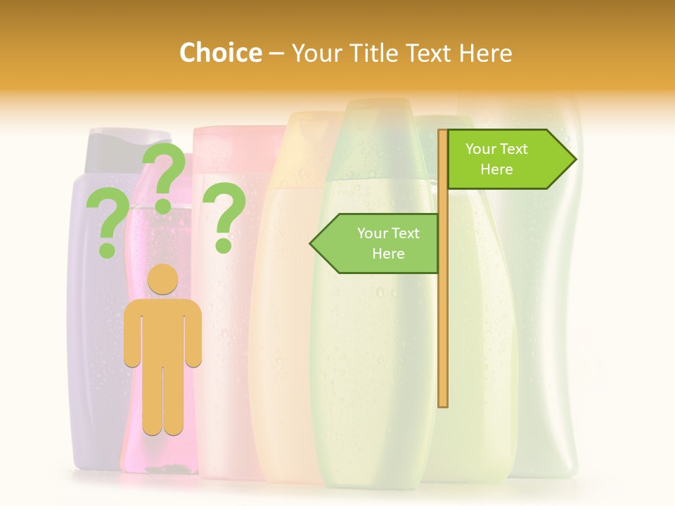 Bottle Liquid Hygiene PowerPoint Template