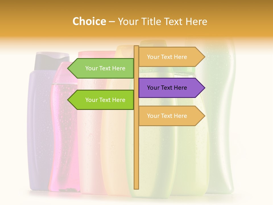 Bottle Liquid Hygiene PowerPoint Template