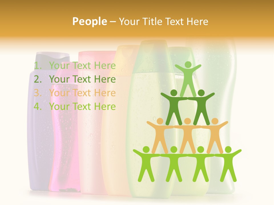 Bottle Liquid Hygiene PowerPoint Template