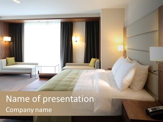 Light Bed Antique PowerPoint Template