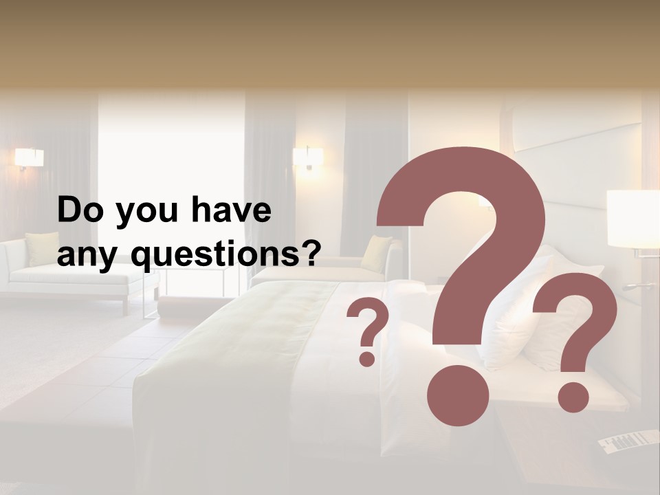 Light Bed Antique PowerPoint Template