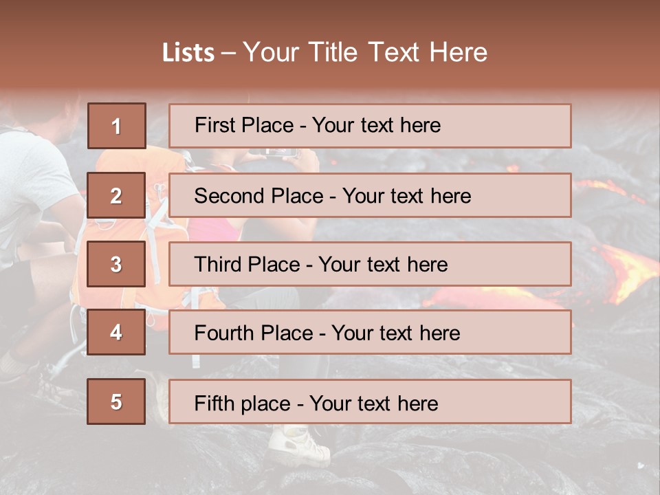 Big Island Island Molten PowerPoint Template