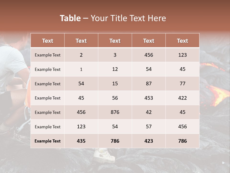 Big Island Island Molten PowerPoint Template