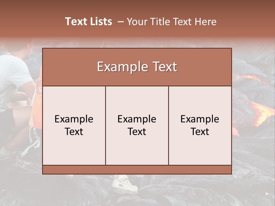 Big Island Island Molten PowerPoint Template
