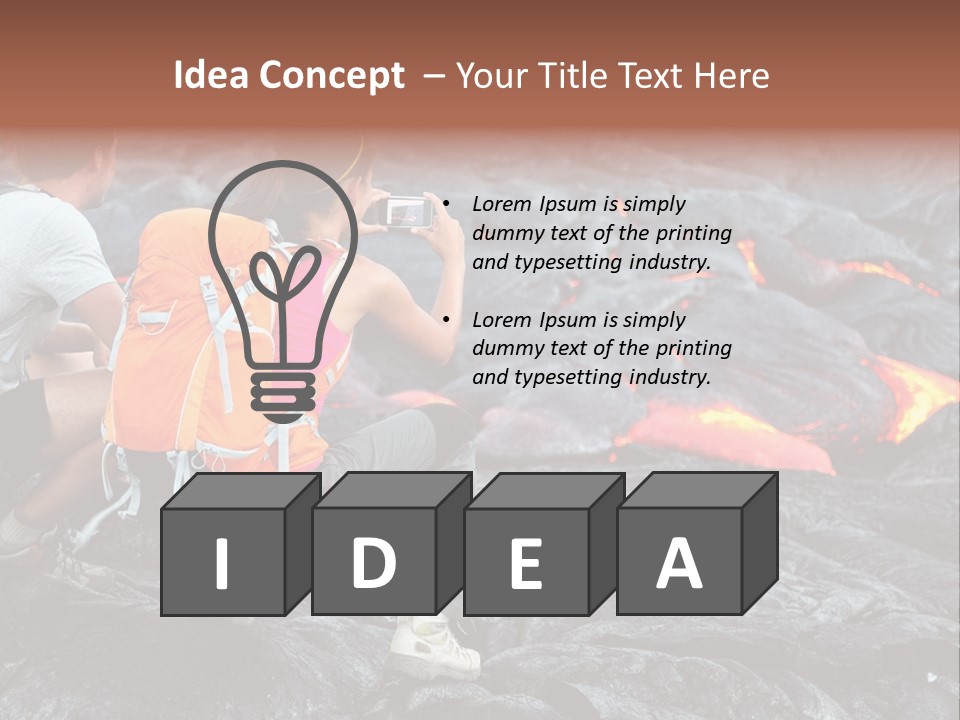 Big Island Island Molten PowerPoint Template