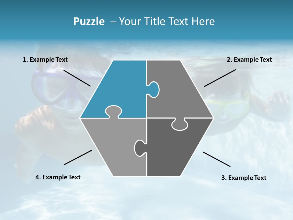 Wet People Young PowerPoint Template