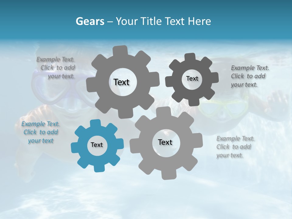 Wet People Young PowerPoint Template