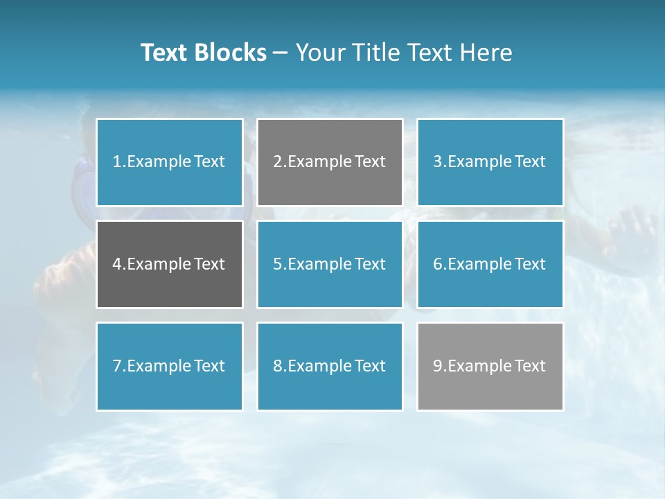 Wet People Young PowerPoint Template