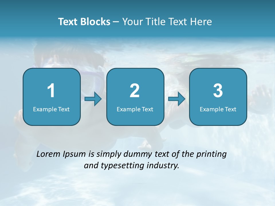 Wet People Young PowerPoint Template