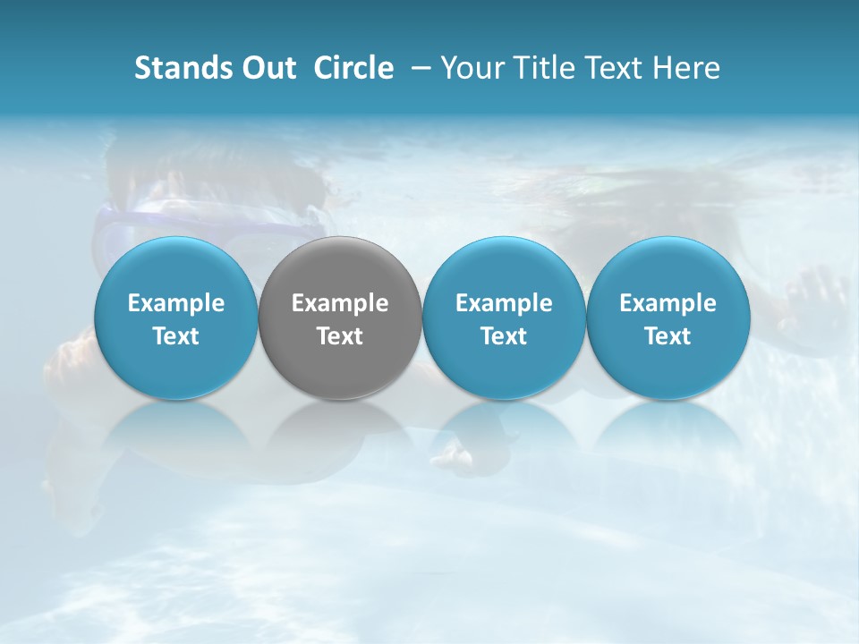 Wet People Young PowerPoint Template