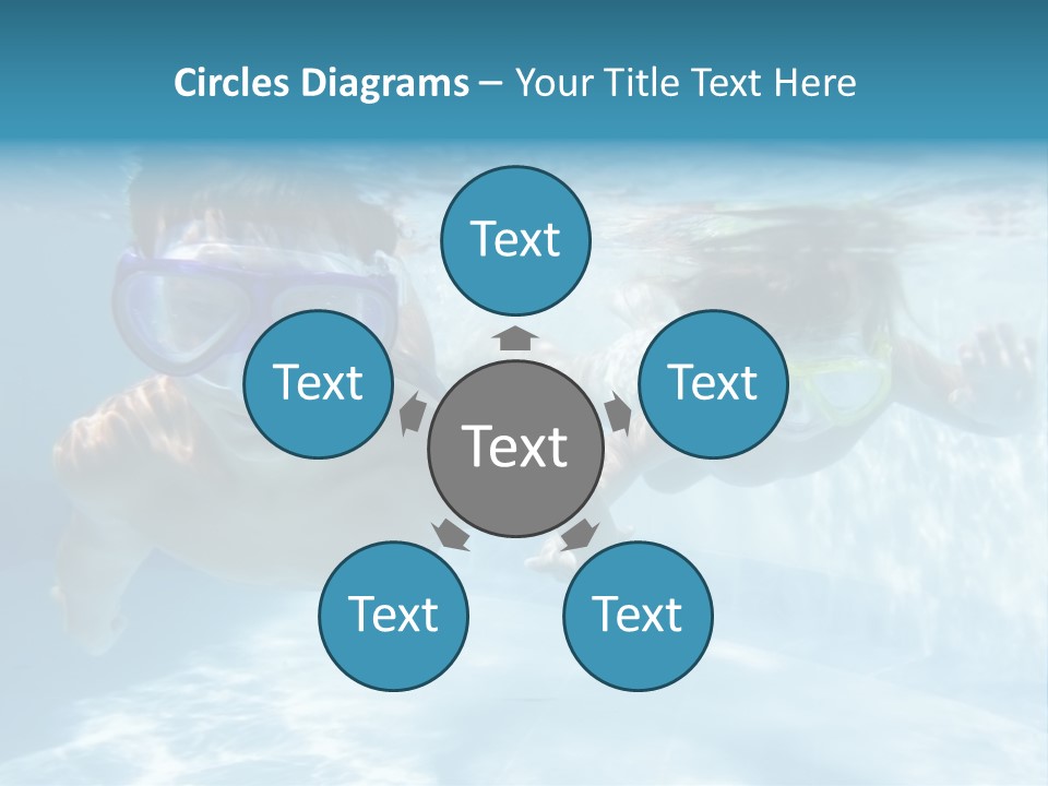 Wet People Young PowerPoint Template