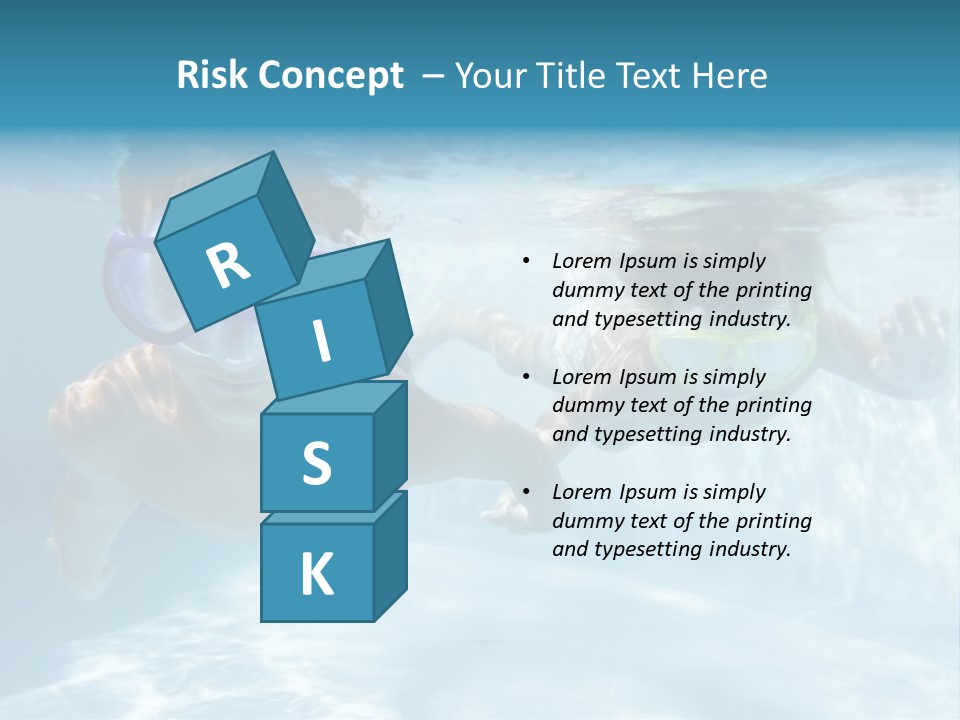 Wet People Young PowerPoint Template