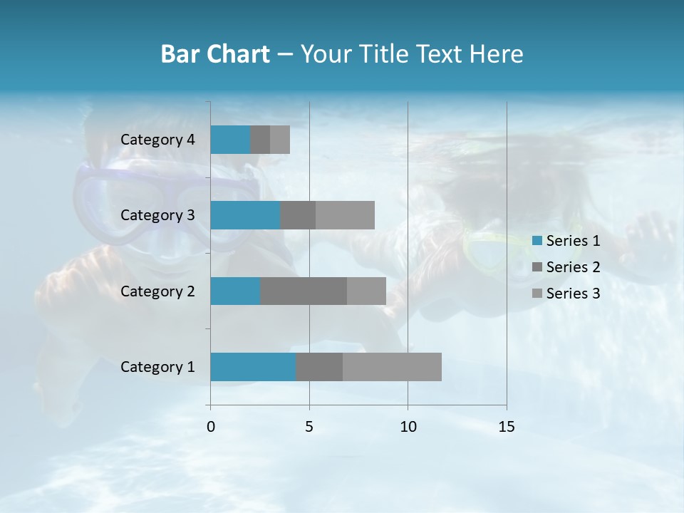 Wet People Young PowerPoint Template