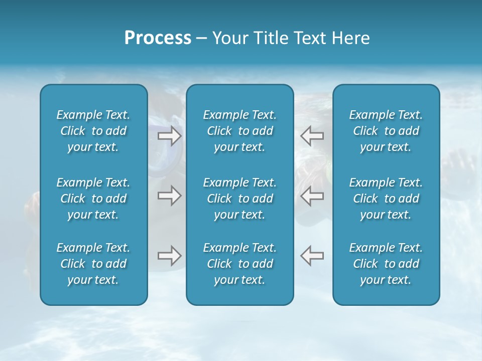 Wet People Young PowerPoint Template