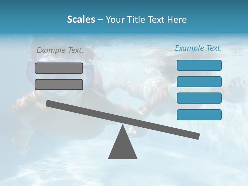 Wet People Young PowerPoint Template