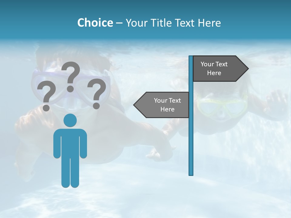 Wet People Young PowerPoint Template