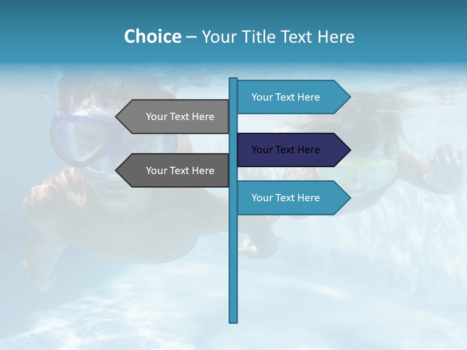 Wet People Young PowerPoint Template