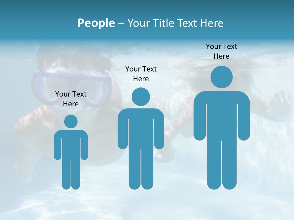 Wet People Young PowerPoint Template