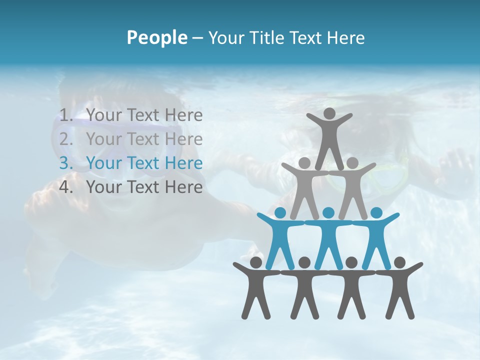 Wet People Young PowerPoint Template