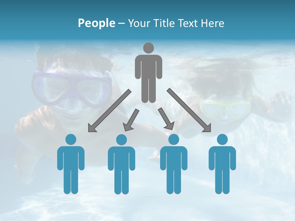 Wet People Young PowerPoint Template