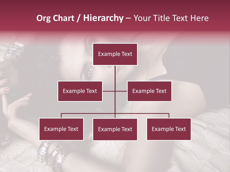 Lip Gloss Model Blush PowerPoint Template