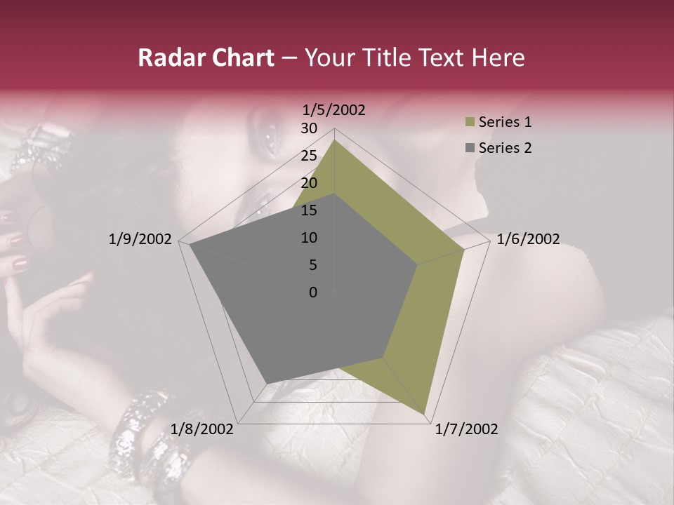 Lip Gloss Model Blush PowerPoint Template