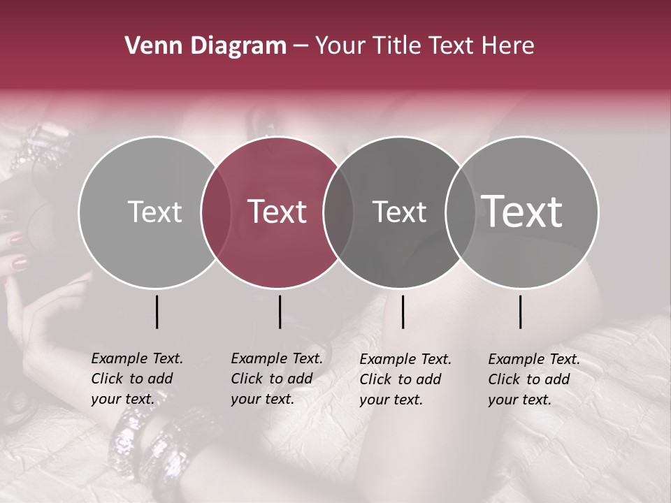 Lip Gloss Model Blush PowerPoint Template