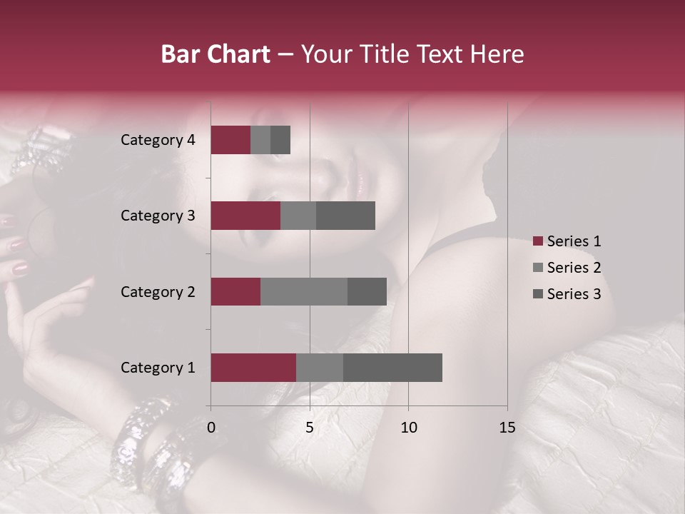 Lip Gloss Model Blush PowerPoint Template