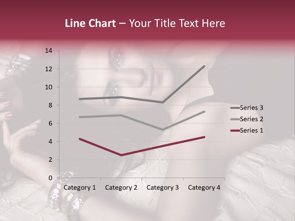 Lip Gloss Model Blush PowerPoint Template