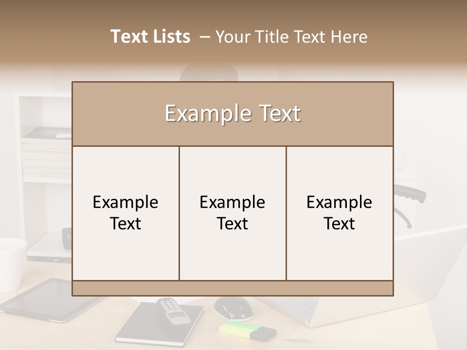 Male Disabled Phone PowerPoint Template