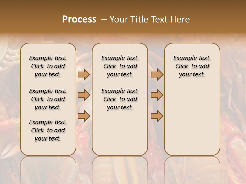 Closeup Cooked Clip PowerPoint Template