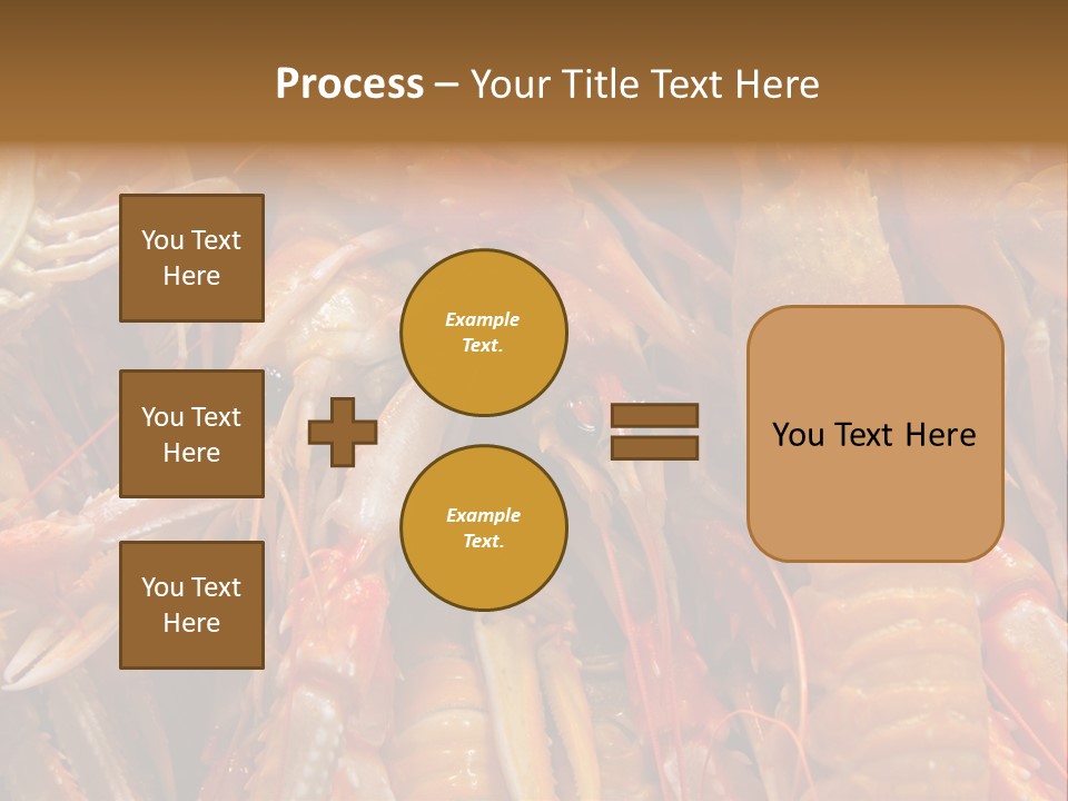 Closeup Cooked Clip PowerPoint Template