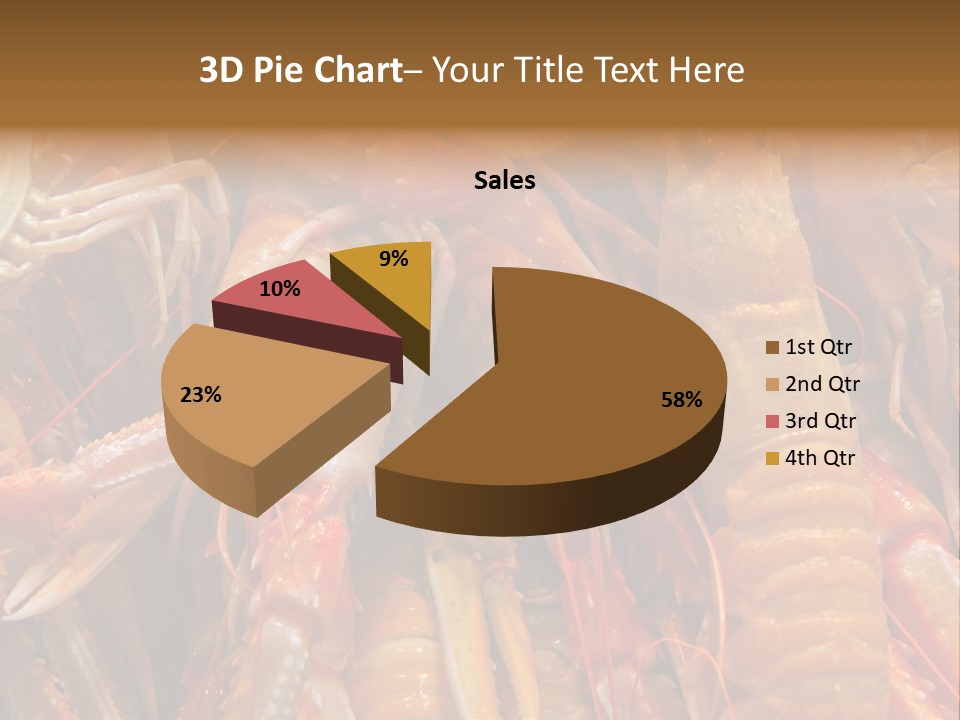 Closeup Cooked Clip PowerPoint Template