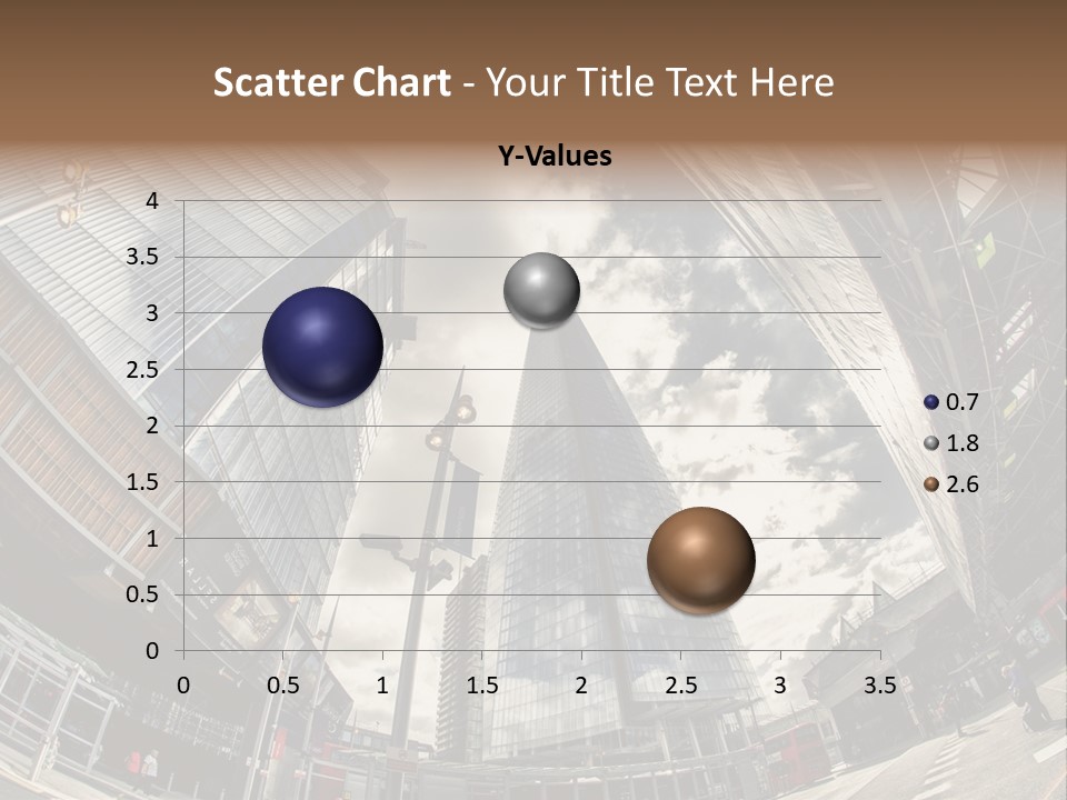 A Group Of Tall Buildings Sitting Next To Each Other PowerPoint Template