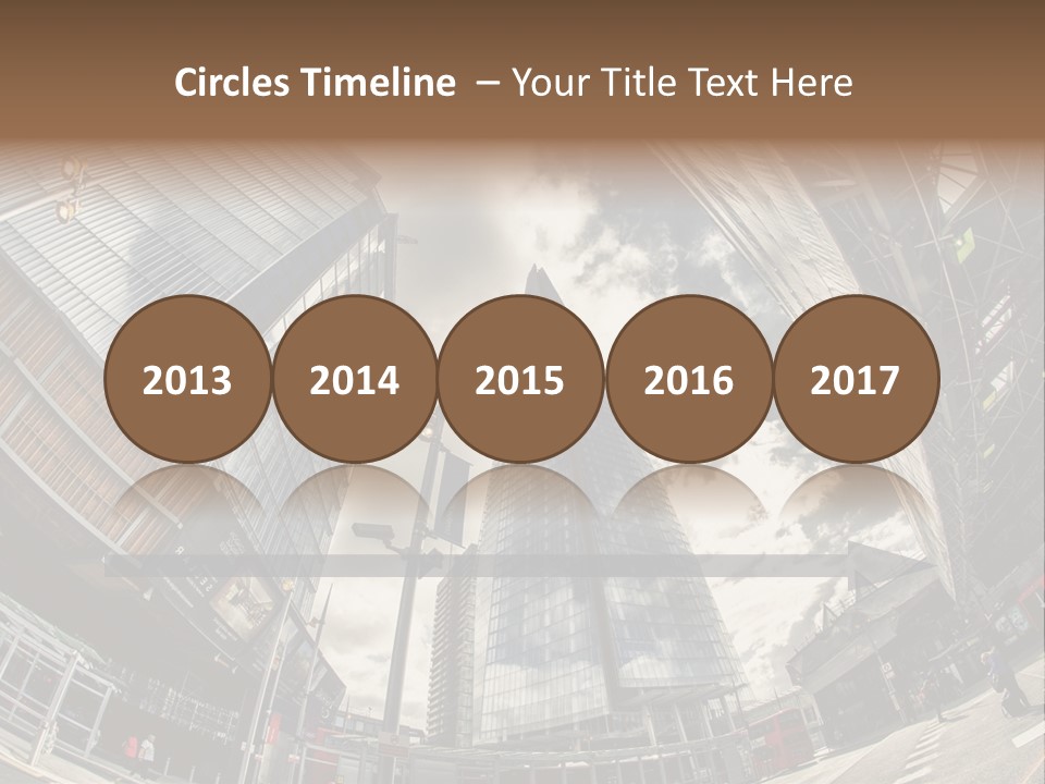 A Group Of Tall Buildings Sitting Next To Each Other PowerPoint Template