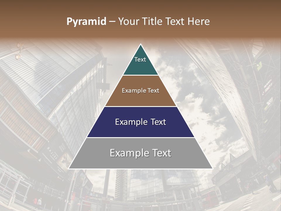 A Group Of Tall Buildings Sitting Next To Each Other PowerPoint Template