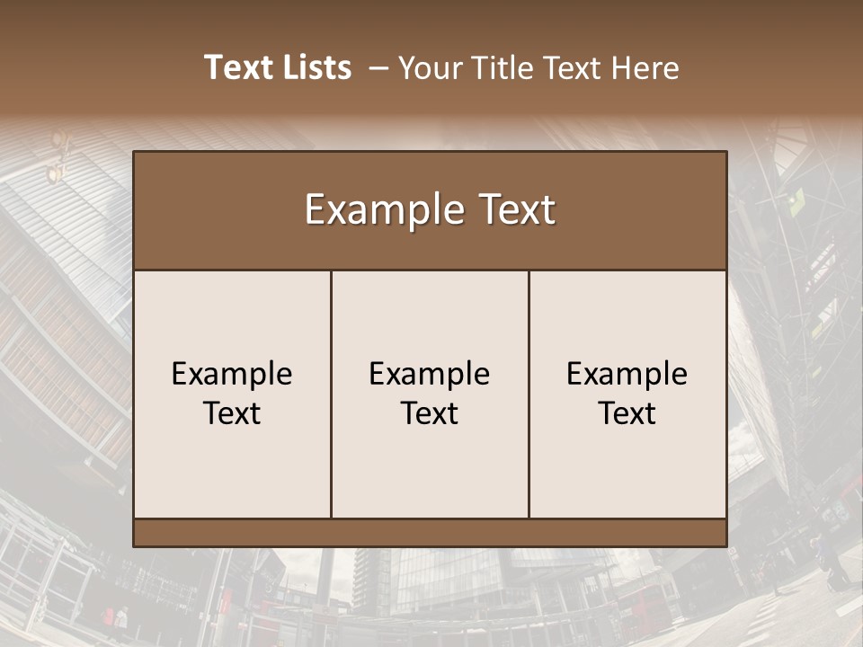 A Group Of Tall Buildings Sitting Next To Each Other PowerPoint Template