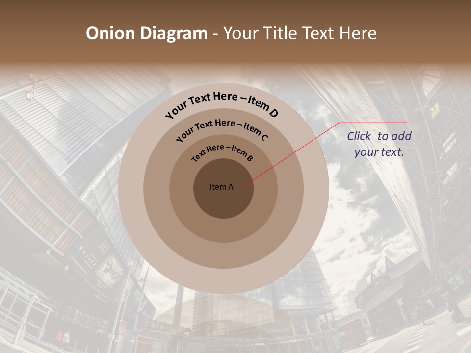 A Group Of Tall Buildings Sitting Next To Each Other PowerPoint Template