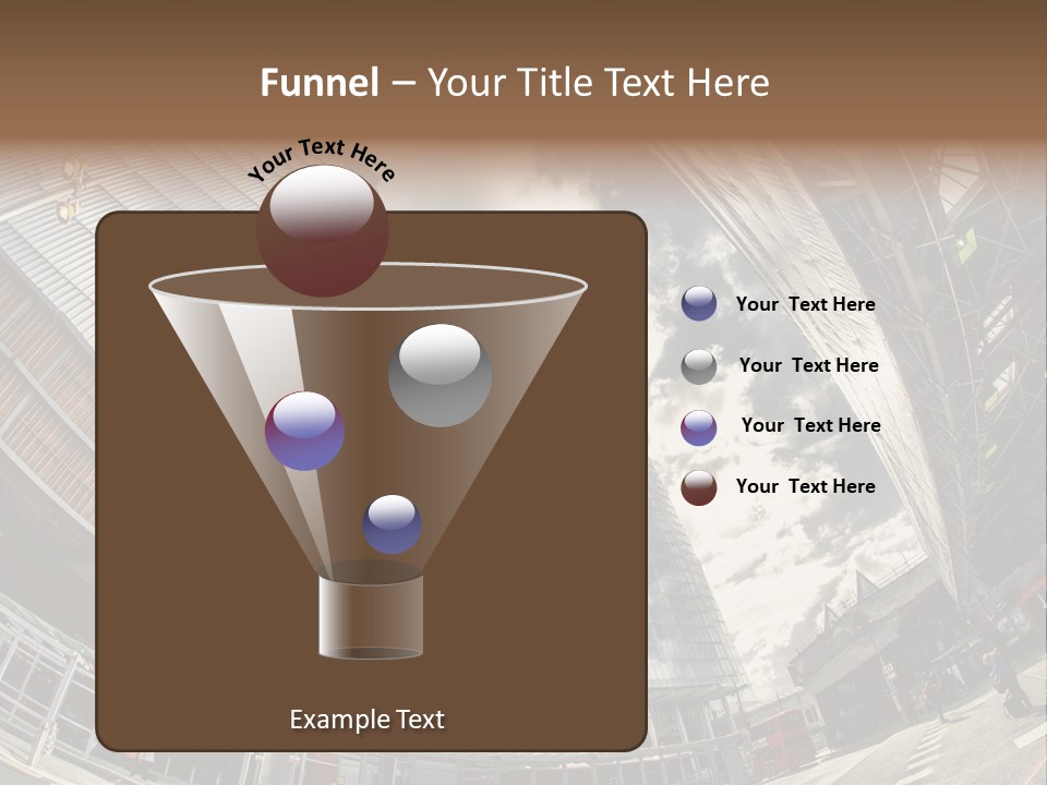 A Group Of Tall Buildings Sitting Next To Each Other PowerPoint Template