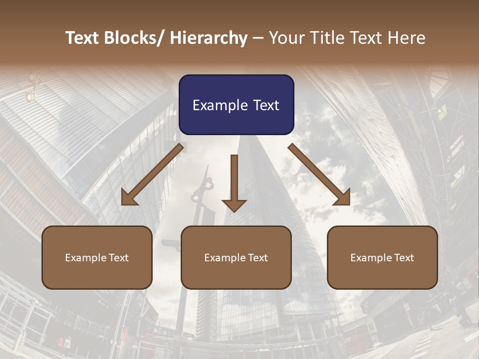 A Group Of Tall Buildings Sitting Next To Each Other PowerPoint Template