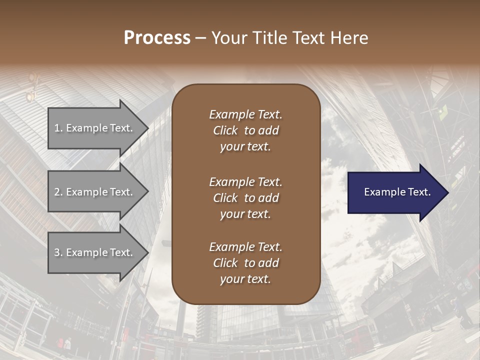 A Group Of Tall Buildings Sitting Next To Each Other PowerPoint Template