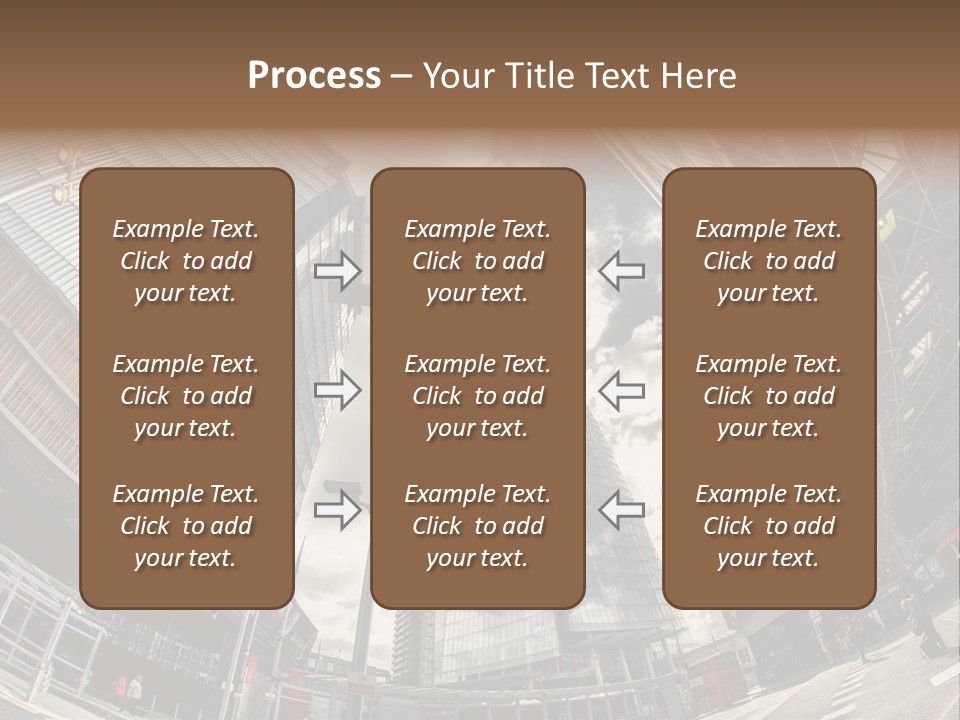 A Group Of Tall Buildings Sitting Next To Each Other PowerPoint Template