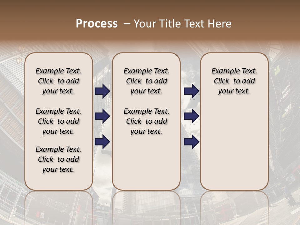 A Group Of Tall Buildings Sitting Next To Each Other PowerPoint Template