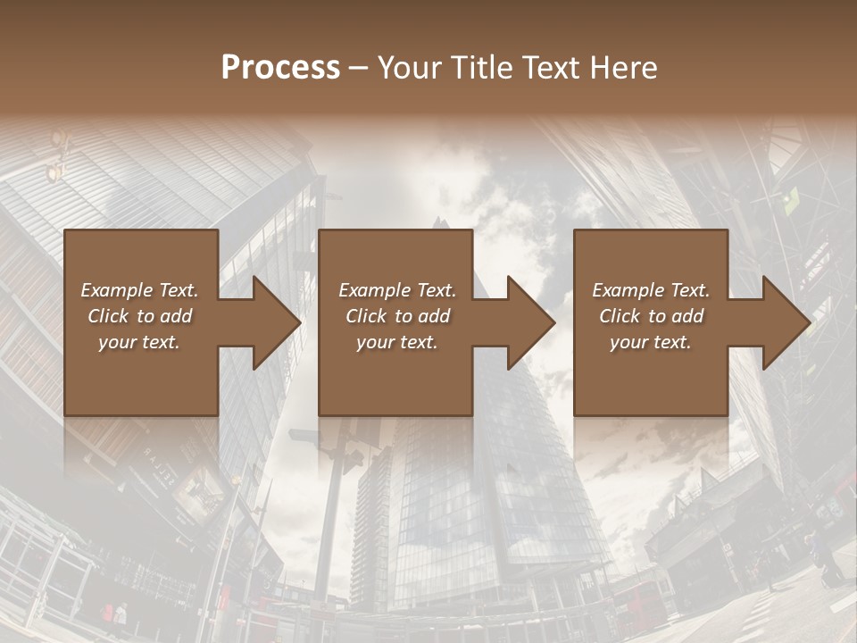 A Group Of Tall Buildings Sitting Next To Each Other PowerPoint Template