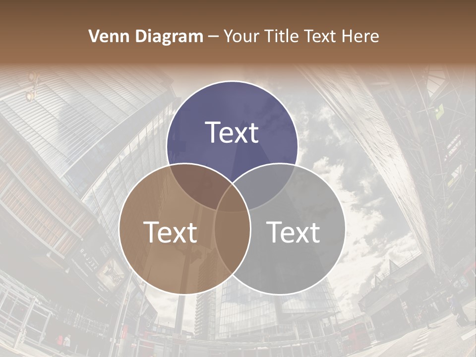 A Group Of Tall Buildings Sitting Next To Each Other PowerPoint Template