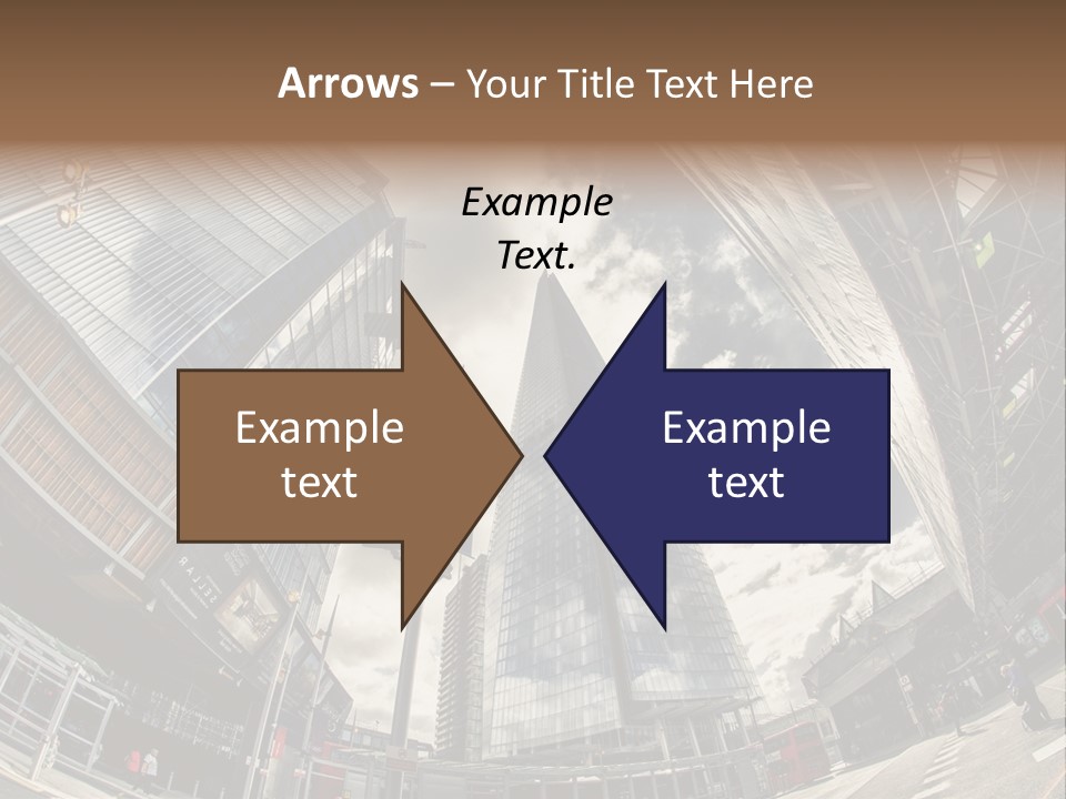 A Group Of Tall Buildings Sitting Next To Each Other PowerPoint Template
