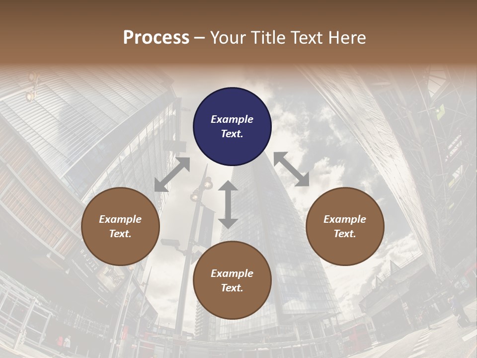 A Group Of Tall Buildings Sitting Next To Each Other PowerPoint Template