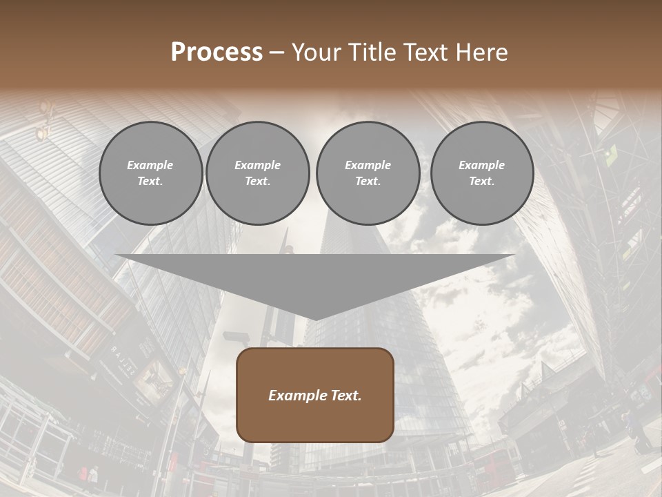 A Group Of Tall Buildings Sitting Next To Each Other PowerPoint Template