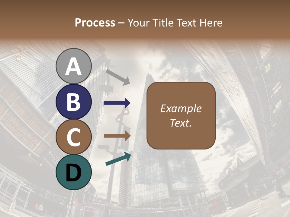 A Group Of Tall Buildings Sitting Next To Each Other PowerPoint Template